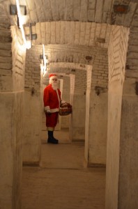 Kerstman in Fort Pannerden